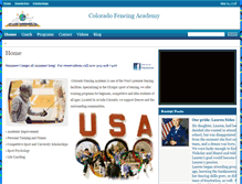 Tablet Screenshot of cofacademy.org